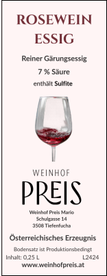 Roseweinessig