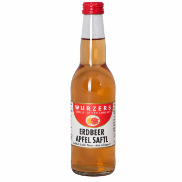 Wurzers Erdbeer-Apfel-Saftl 330ml