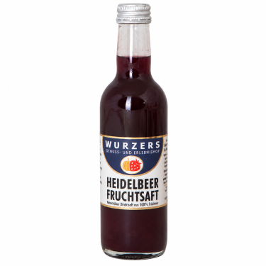 Wurzers Heidelbeer-Fruchtsaft 250ml