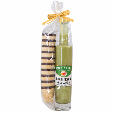 Wurzers Kürbiskern-Cremelikör Geschenkset